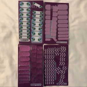 Jamberry Lot - Barely used partials